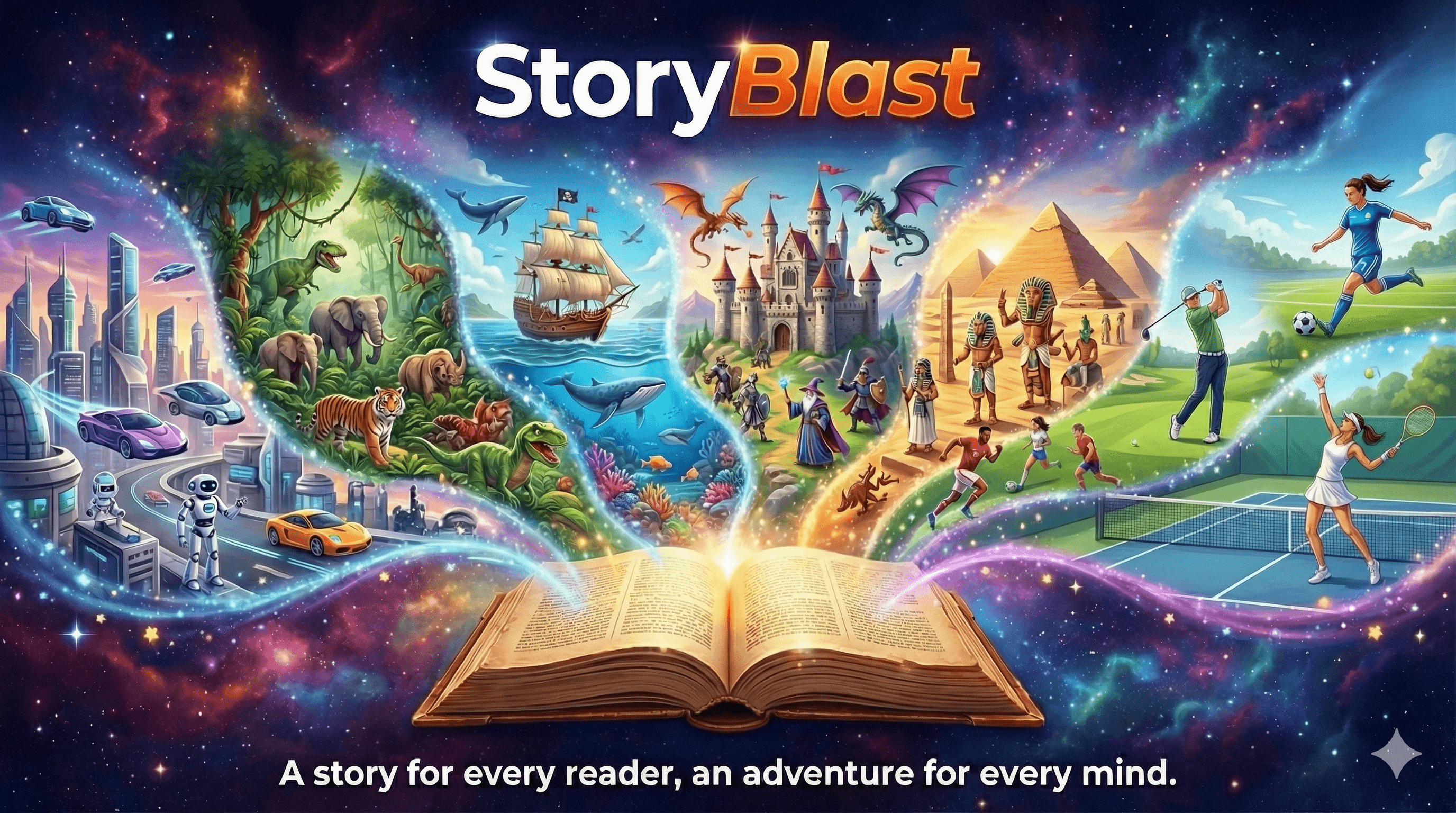 Diverse range of stories on StoryBlast